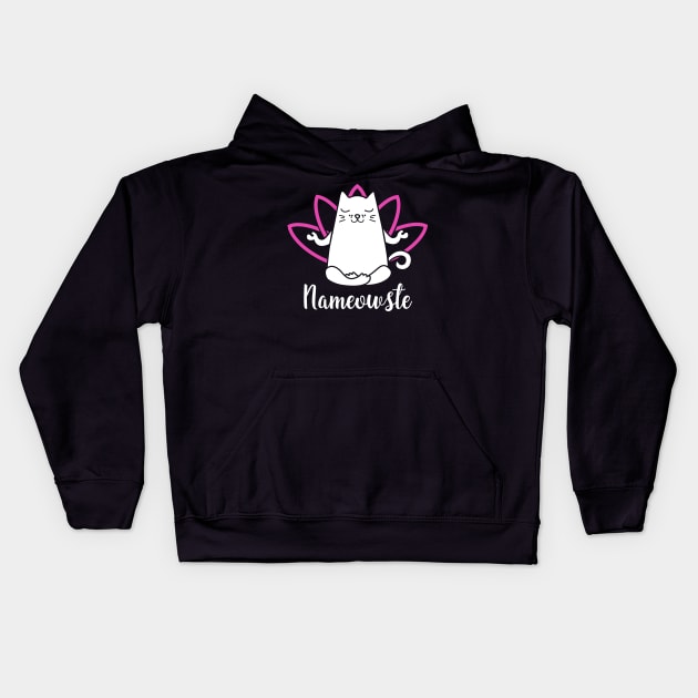 Nameowste Kids Hoodie by KsuAnn